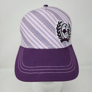 Cinch Trucker Hat Womens Purple Snapback Patch Mesh Cap Logo Adjustable Cowgirl